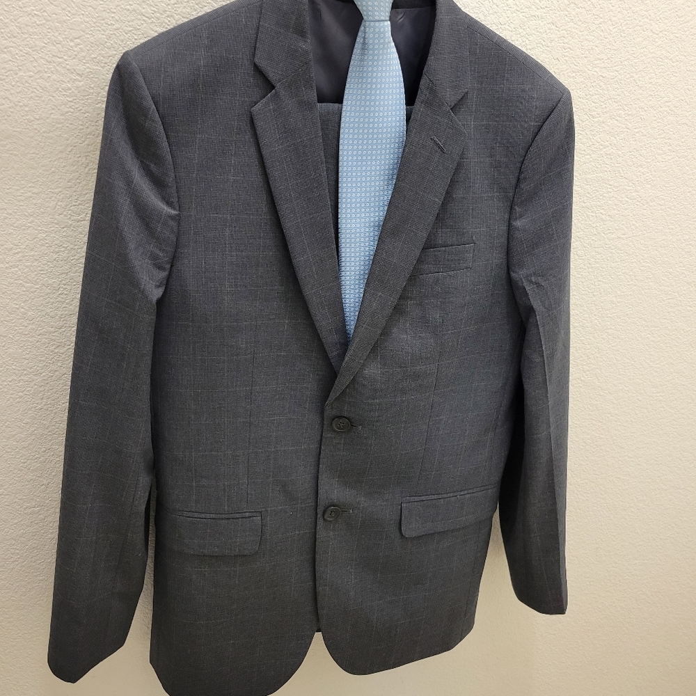 Banana Republic tailored fit gray blazer